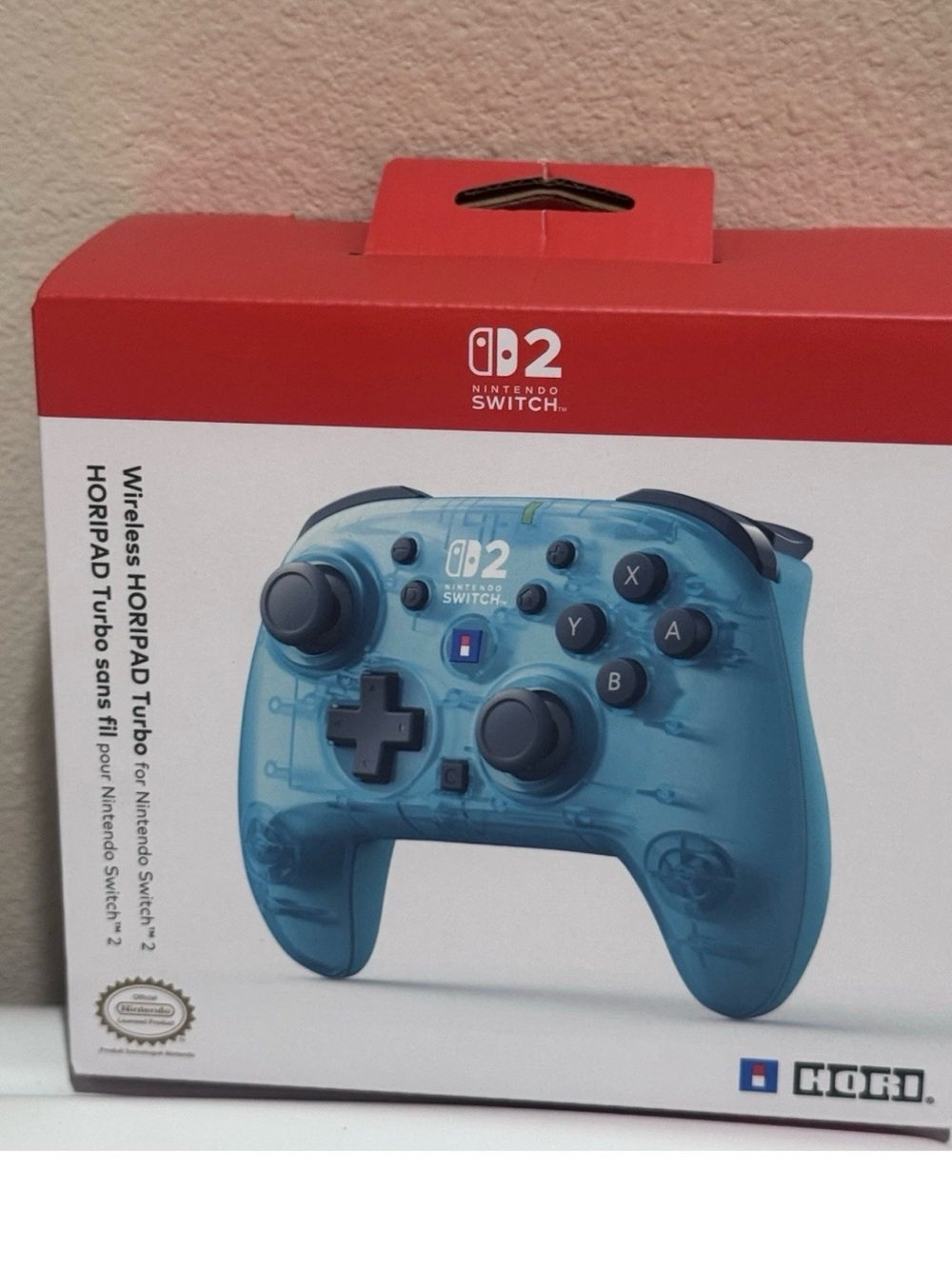 HORI Wireless HORIPAD Turbo (Aqua) for Nintendo Switch 2 Wireless Controller